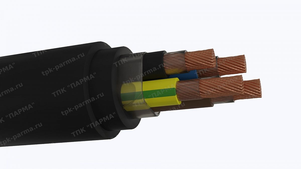 Кабель КПГН 3х150+1х150