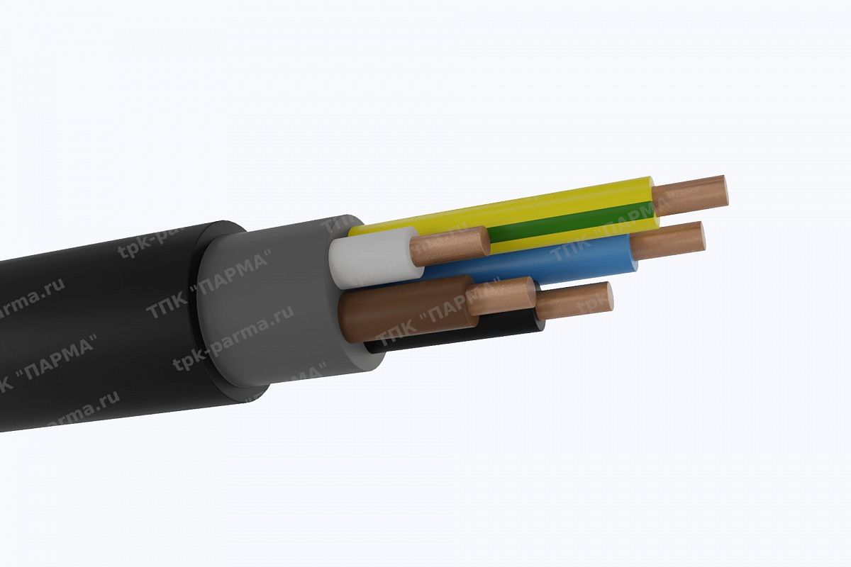 Фотография провода Кабель ВВГзнг 5х25