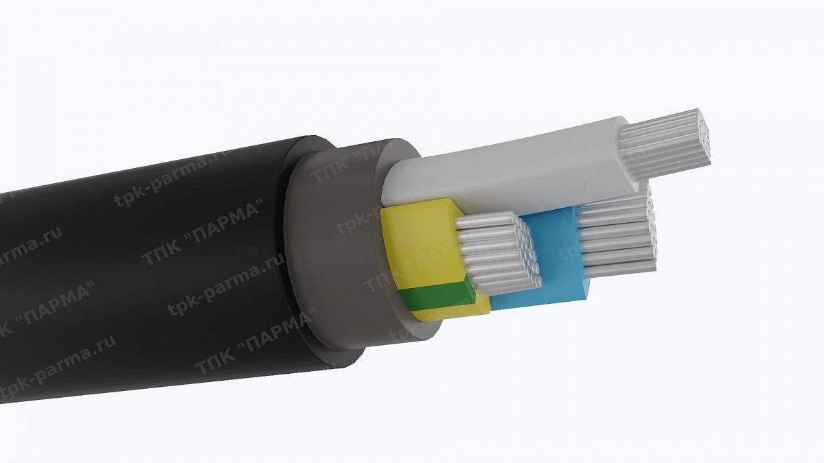 Фотография провода Кабель АВВГ 3х95 - 1кВ