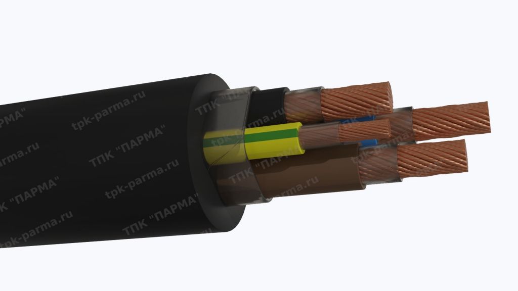 Фотография провода Кабель КГТП 3х95+1х35